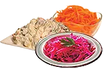 Eingemachte Salate