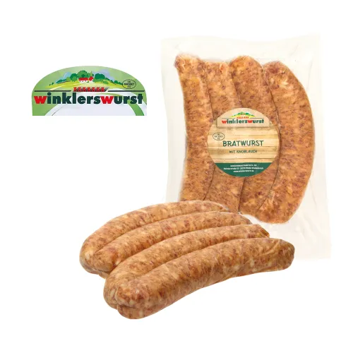 Bratwurst Siebenbürger Art mit Knoblauch, tiefgefroren