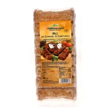 Mici aus Schweine- und Schaffleisch, Hac.. Mici aus Schweine- und Schaffleisch, Hac..