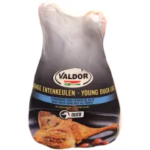Tiefgefrorene junge Entenkeulen mit Haut.. Tiefgefrorene junge Entenkeulen mit Haut..
