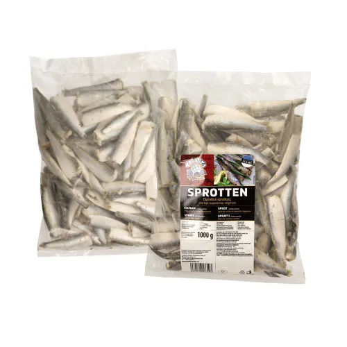 Sprotten (Sprattus sprattus), ohne Kopf, ausgenommen, tiefgefroren