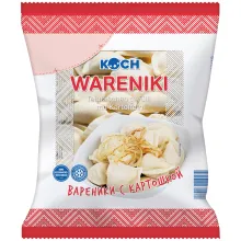 Вареники с картофелем, замороженные