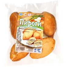 Жареные пироги с луком и яйцом, замороже..