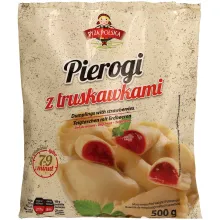 Teigtaschen mit 40% Erdbeerfüllung, tief.. Teigtaschen mit 40% Erdbeerfüllung, tief..