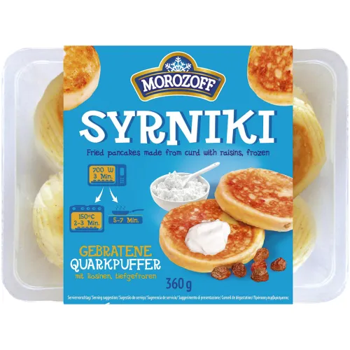 MOROZOFF Сырники с изюмом жареные