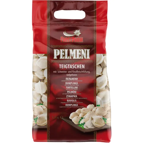 Teigtaschen FrostProm mit Schweine- und Rindfleischfüllung, tiefgefroren