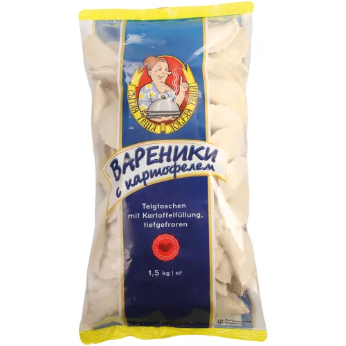 Teigtaschen mit Kartoffelfüllung, tiefgefroren