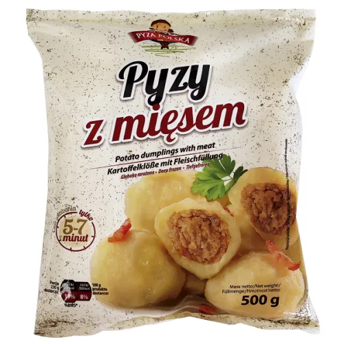 Kartoffelklöße mit 20% Fleischfüllung Pyzy z miesem, tiefgefroren