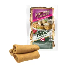 Pfannkuchen mit Quarkfuellung, tiefgefro.. Pfannkuchen mit Quarkfuellung, tiefgefro..