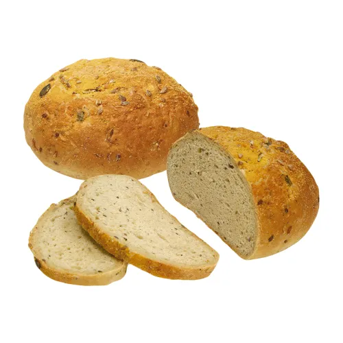 Kürbiskernbrot mit Sonnenblumenkernen, vorgebacken, tiefgefroren, zum fertigbacken