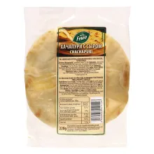 Chachapuri -Gebäck aus Hefeteig, Käse un.. Chachapuri -Gebäck aus Hefeteig, Käse un..
