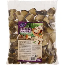 Geschnittene Steinpilze, tiefgefroren Geschnittene Steinpilze, tiefgefroren