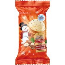 Eis mit Vanillegeschmack und Haselnüssen.. Eis mit Vanillegeschmack und Haselnüssen..