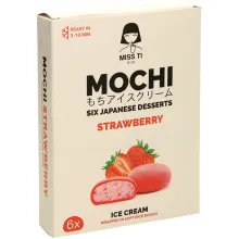 Mochi-Eis mit 10% Erdbeerzubereitung, im.. Mochi-Eis mit 10% Erdbeerzubereitung, im..