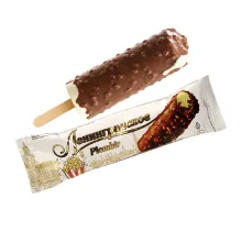 Plombir Eiscreme mit Popcorngeschmack un.. Plombir Eiscreme mit Popcorngeschmack un..