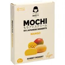 Mochi-Mangosorbet im Reisteig 48,5% Mochi-Mangosorbet im Reisteig 48,5%