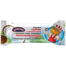 Frischkäseriegel mit Kokosnuss in kakaoh..