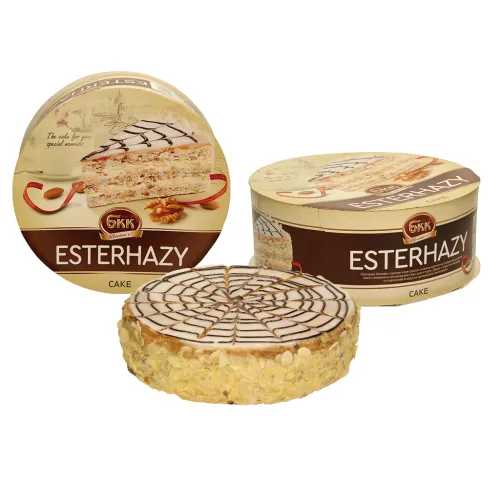Esterhazy Cremetorte mit Walnüssen und Mandeln, tiefgefroren