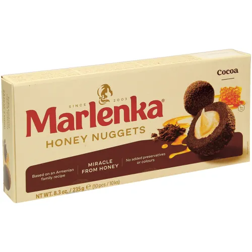 Kakaohaltige Gebäckkugeln Marlenka mit 15% Cremefüllung