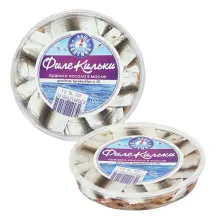 Gewürzte Sprottenfilets (Sprattus spratt.. Gewürzte Sprottenfilets (Sprattus spratt..