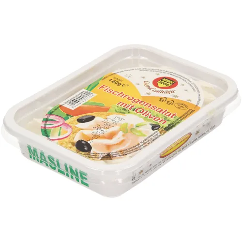 Creme mit Kabeljau-, Heringsrogen und Oliven