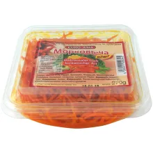 Möhrensalat nach koreanischer Art scharf Möhrensalat nach koreanischer Art scharf