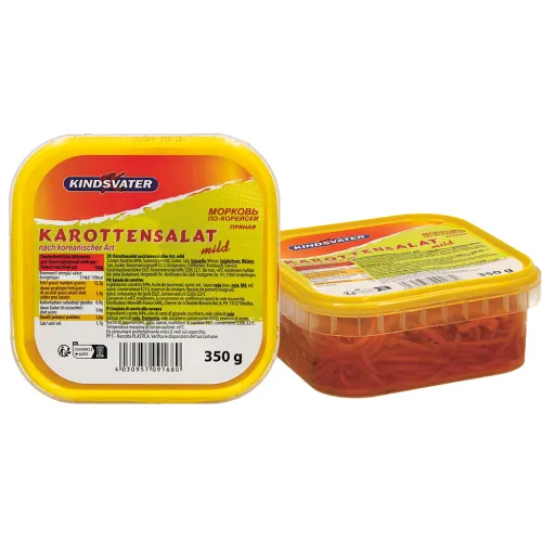 Karottensalat nach koreanischer Art, mild