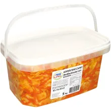 Weißkohlsalat mit Karotten nach koreanis.. Weißkohlsalat mit Karotten nach koreanis..
