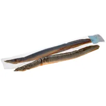 Aal (Anguilla anguilla) ausgenommen mit .. Aal (Anguilla anguilla) ausgenommen mit ..