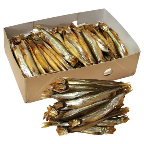 Kaltgeräucherte Capelin (Mallotus villosus), nicht ausgenommen