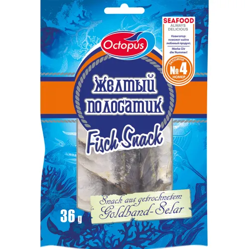 Snack aus Goldband-Selar, getrocknet und gesalzen