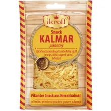Pikanter Snack aus Riesenkalmar in Strei.. Pikanter Snack aus Riesenkalmar in Strei..