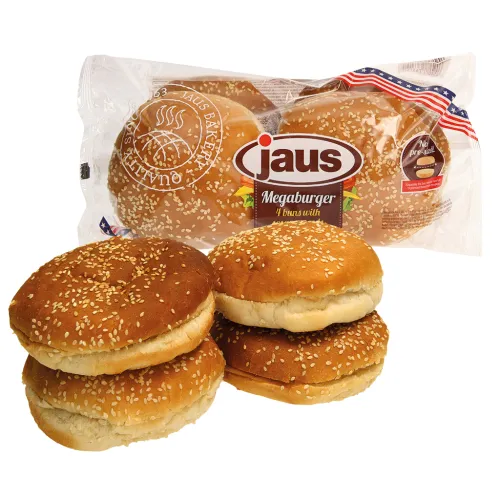 Weizensoftbrötchen Mega Burger (Hefefeingebäck) mit Sesam