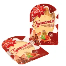 Копченый плавленый сыр с сырокопченой ве..