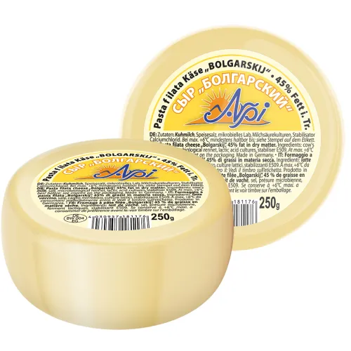 Schnittkäse Kashkaval - Bolgarskij 45% Fett i.Tr.
