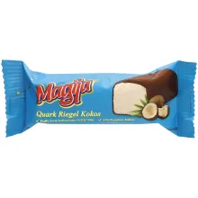 Magerquarkzubereitung mit Kokos überzoge.. Magerquarkzubereitung mit Kokos überzoge..