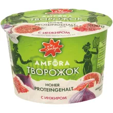 Творожок с инжиром,  высокое содержание ..