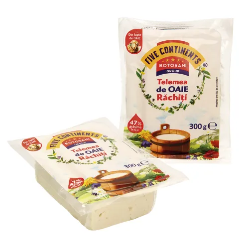 Telemea de oaie - Rumänischer Käse in Salzlake gereift aus pasteurisierter Schafsmilch, mindestens 47% Fett i.Tr.