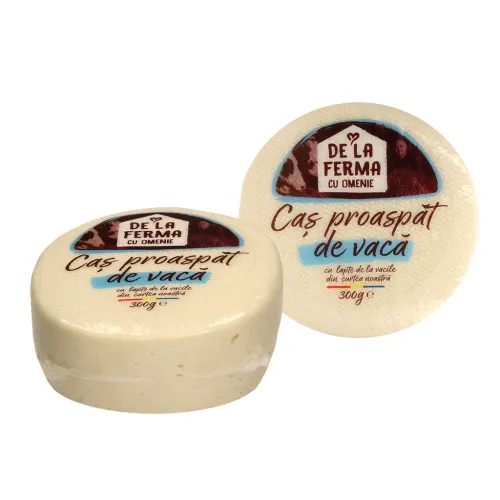 Rumänischer halbfester Schnittkäse aus pasteurisierter Kuhmilch. Fettstufe.