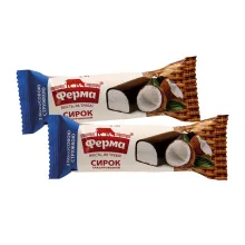 Cырок творожный co вкусом кокоса глазиро..