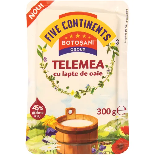 Telemea cu lapte de oaie Румынская брынза из пастеризованного овечьего и пастеризованного коровьего молока, в рассоле, мин. 45% жира в сухом веществе