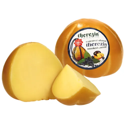 Rumänischer Schnittkäse - geräuchert - Fettstufe Caskaval afumat