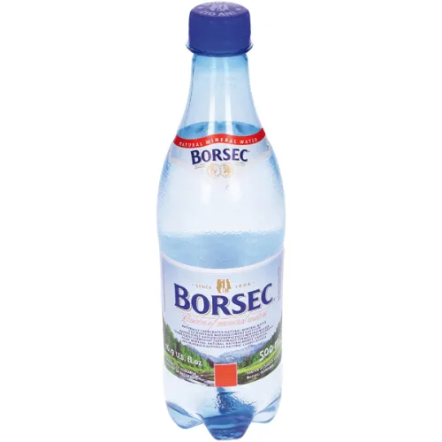 Naturliches Mineralwasser Borsec mit Kohlensäure