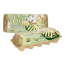 Frische Eier aus Bodenhaltung, 10 St., G..