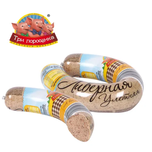 Leberwurst Livernaja Uletnaja eigener Art mit Niere, schnittfeste Kochwurst
