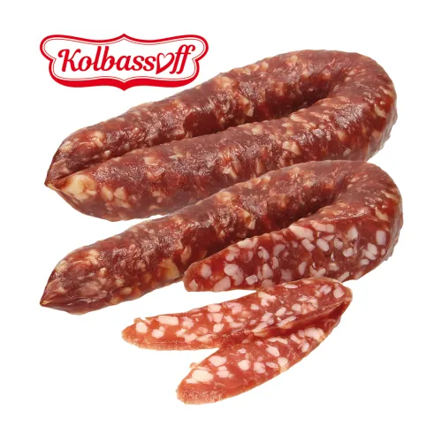 Rohwurst Klassicheskaja nach Art einer Plockwurst, luftgetrocknet