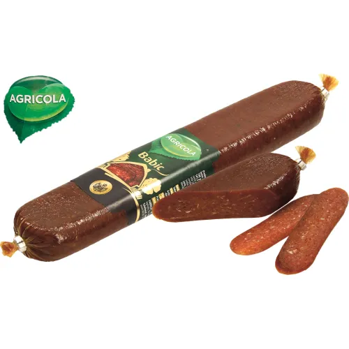 Salbac-Salam Babic Rohwurst aus Schafs- und Rindfleisch geräuchert, luftgetrocknet
