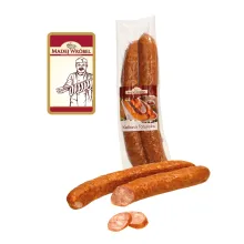Geräucherte Brühwurst aus Schweinefleisc.. Geräucherte Brühwurst aus Schweinefleisc..