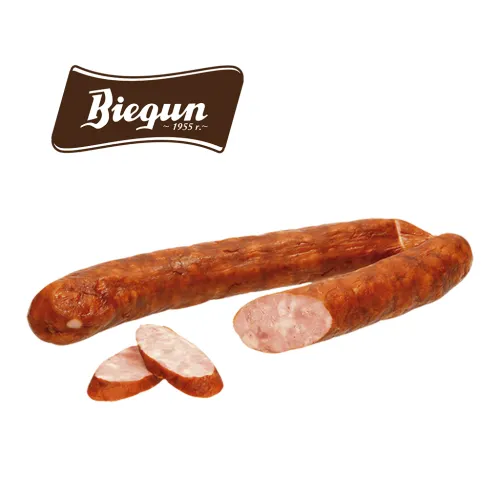 Brühwurst KIELBASA SLOWIANSKA , mittelgrob, gepökelt und gedörrt, nach polnischer Rezeptur