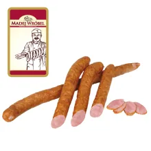 Brühwurst, grob zerkleinert, geräuchert .. Brühwurst, grob zerkleinert, geräuchert ..